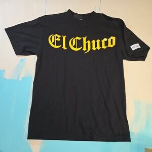 Bow Down L El Chuco T-Shirt Blck Gothic Old English Super Heavyweight El Paso TX